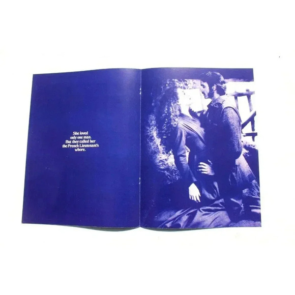 Vtg 1981 Meryl Streep The French Lieutenants Promo Movie Press Brochure Program - Picture 2 of 3